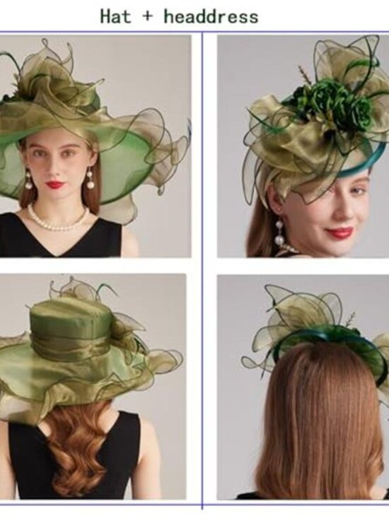 Women\'s Hat Headband Hairpin Organza Fascinator Hat main image 4